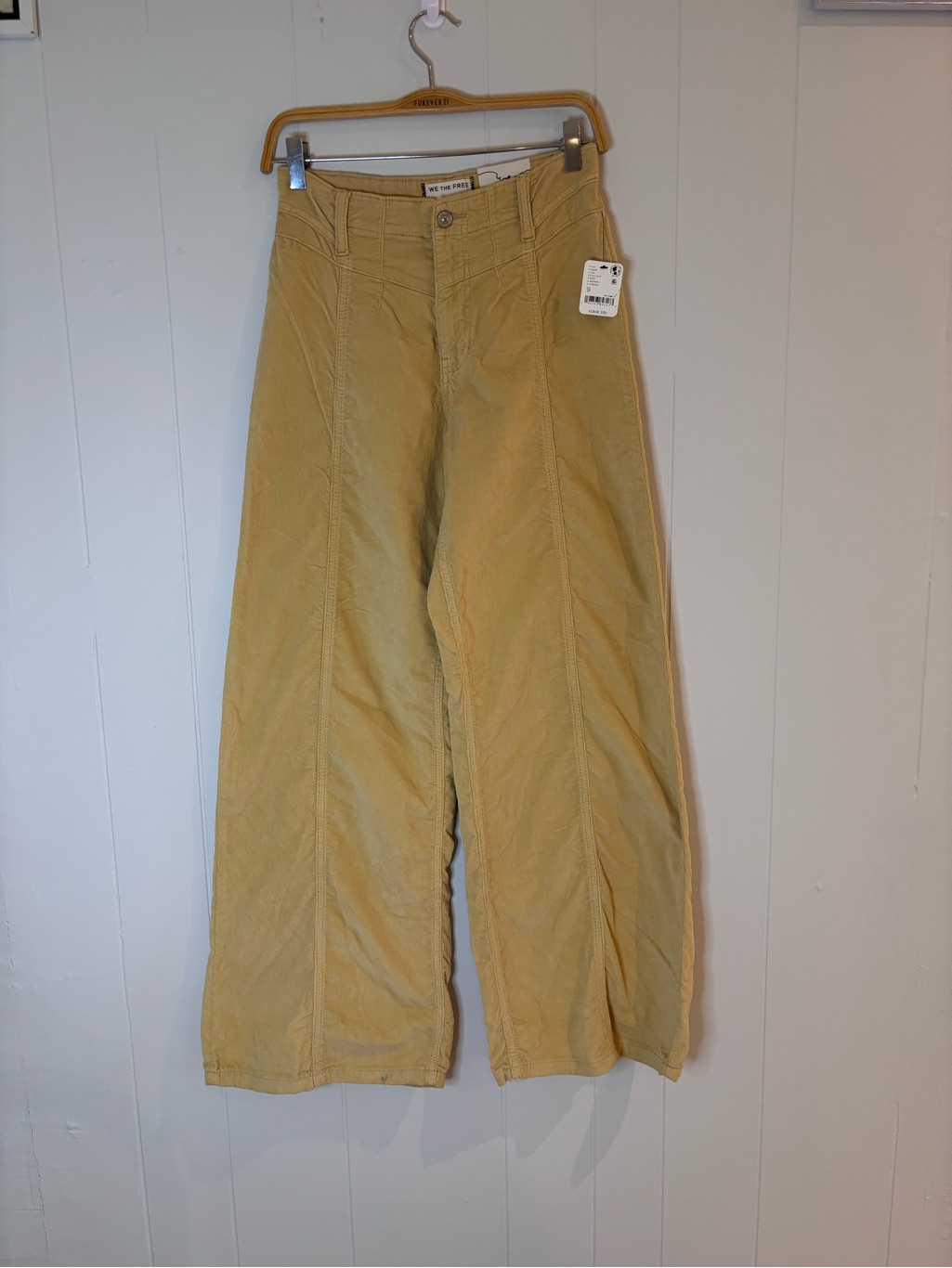 We The Free Libre Cord Wide-Leg Jeans Size 30